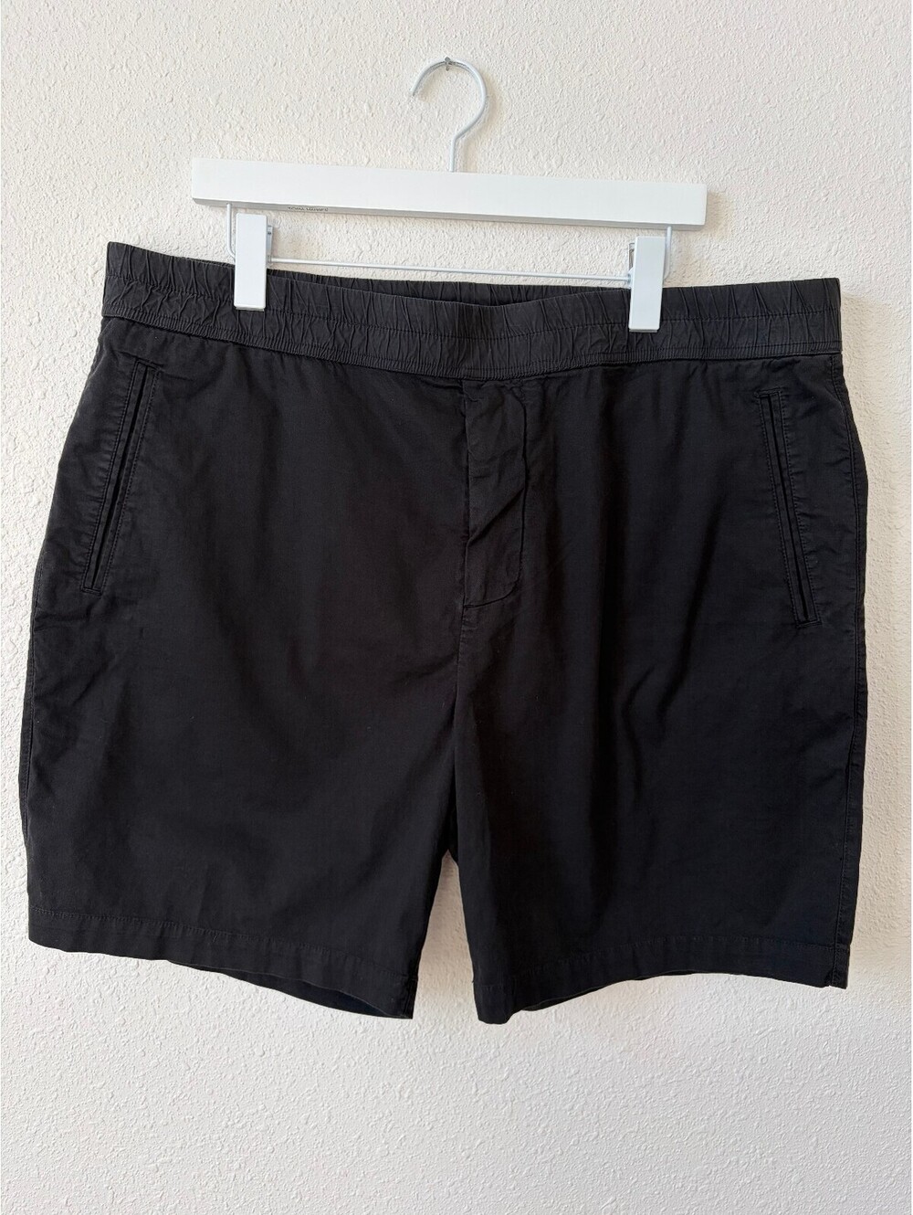 James Perse Men's Surplus Short Black Size 5 / XXL Neutral Cotton Linen Casual